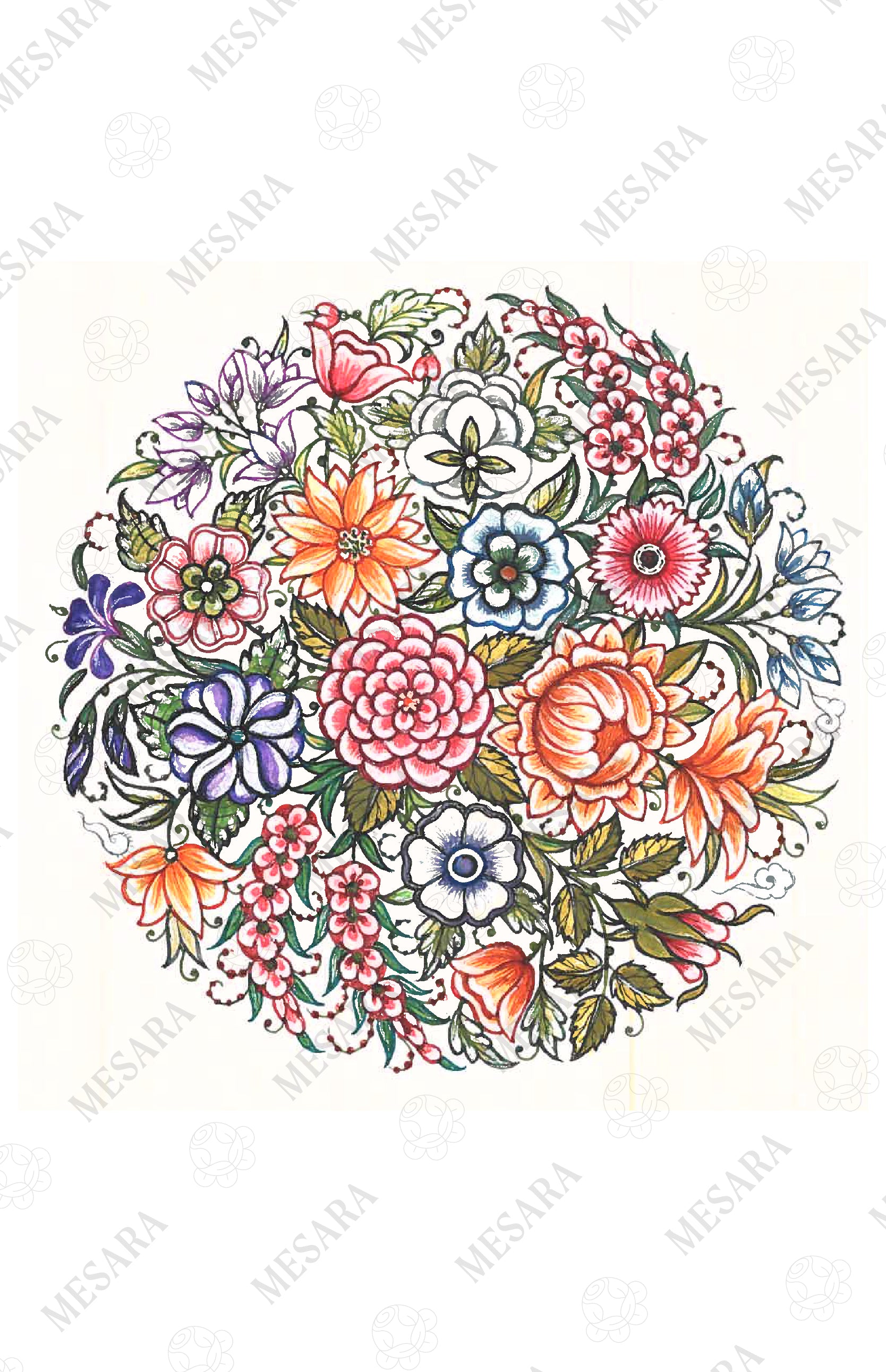 A Roundel of Flowers