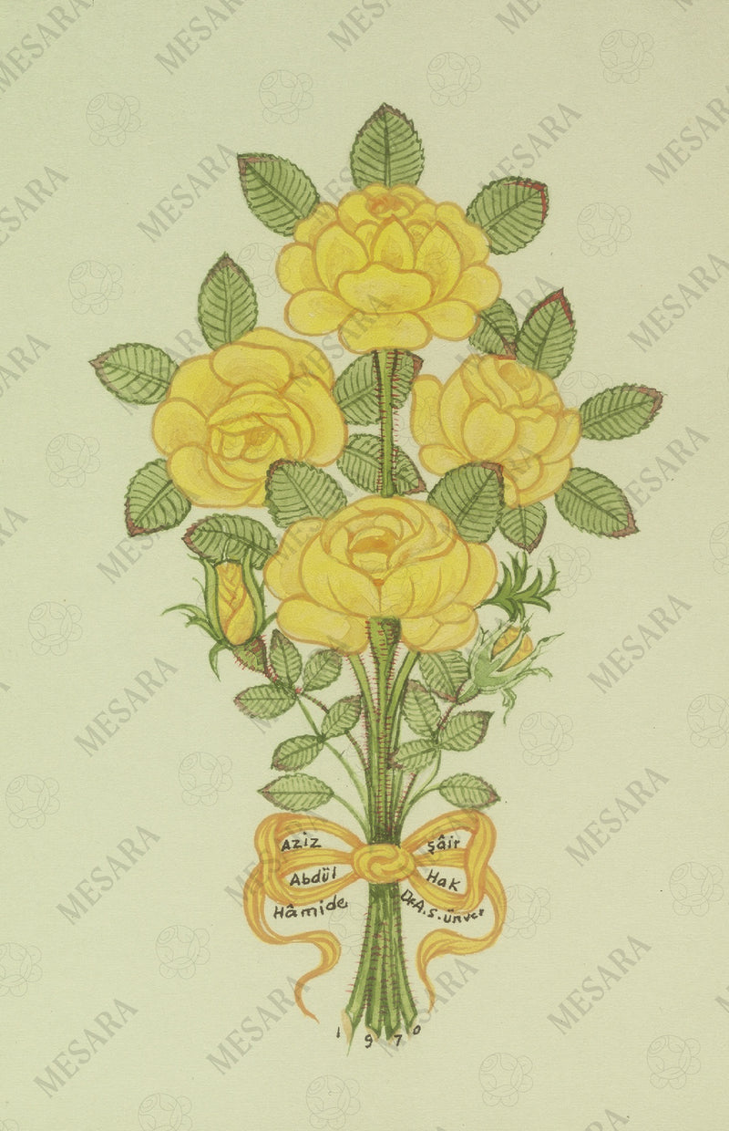 A Collection of Yellow Roses